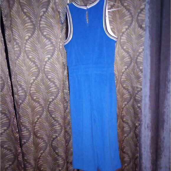 🩳Juicy Couture Royal Blue Terry Cloth Capri Jumpsuit - Picture 5 of 5